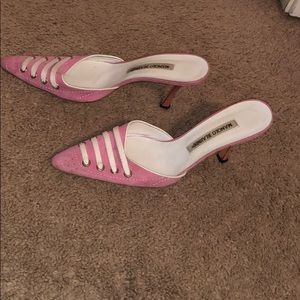 Manolo Blahnik “Sneaklo” slip on heels